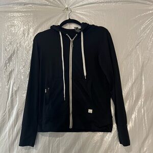 Vuori Black Halo Performance Zip Up Hoodie Size XS